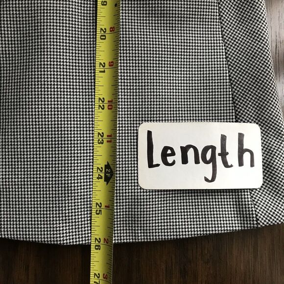 J Crew Black White Houndstooth Long Sleeve Classic Peplum Blazer 8 - Picture 8 of 10